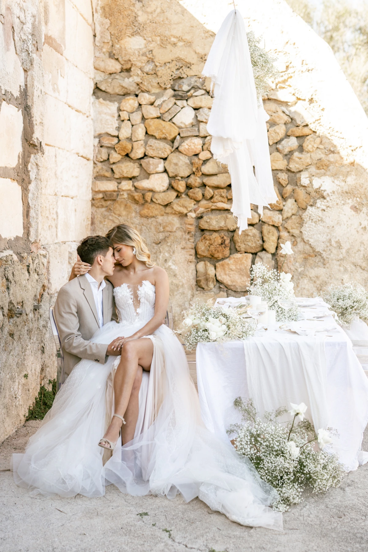 Table setting Finca wedding - wedding photographer Mallorca