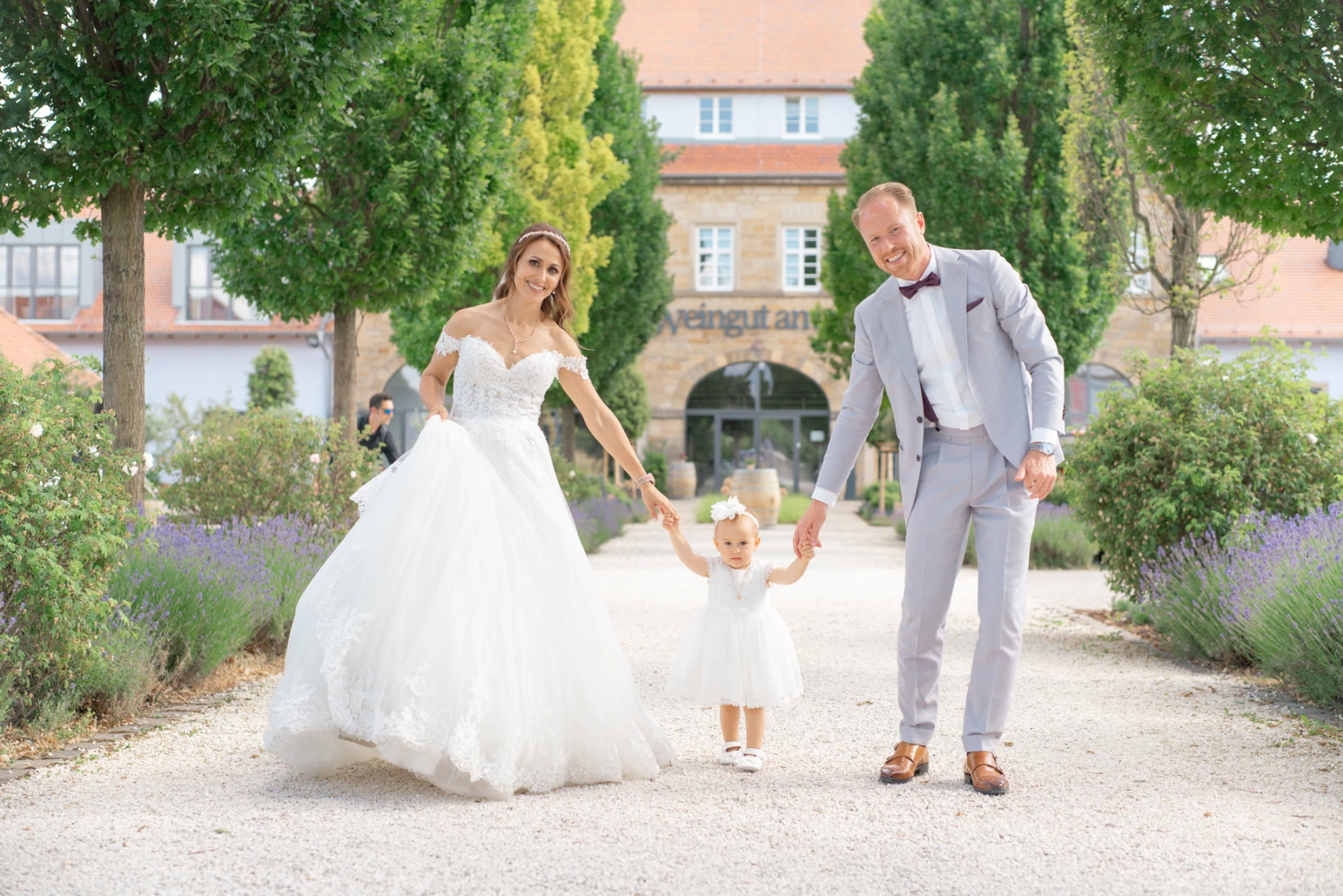 Familienbild Weingut am Nil - Hochzeitsfotos Verena David